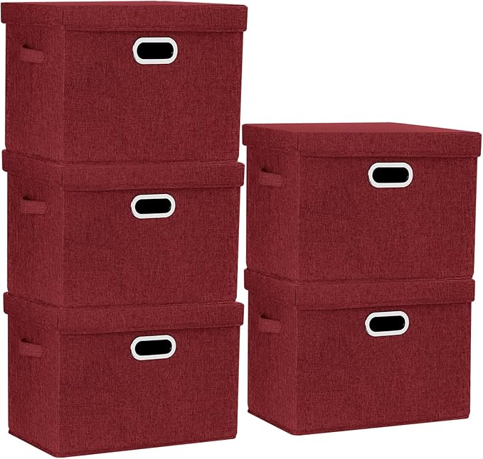 TYEERS Large Collapsible Storage Bins by StorageOrganization