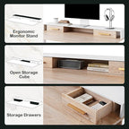 ModernMate Standing Desk with 4 Drawers, 47.2 x 23.6 Inch Whole Piece Height - Image 4