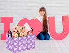 FUULOXE Rectangular Valentines Basket Storage Bin - Image 5