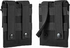 Tactical Single/Double Pistol Mag Pouch Outdoor Molle Open-Top Magazine Pouch - Image 3