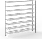 Regal Altair 14" Deep x 72" Wide x 74" Height Wire Shelving Kit | 8-Tier | NSF by Regal+Altair