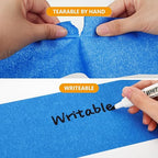 NEOACT 3 Rolls Blue Painters Tape 3 Inches, 55 Yards Masking Tape No Residue - Image 5