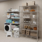 Regal Altair 24" Deep x 48" Wide x 74" Height Wire Shelving Kit | 6-Tier | NSF - Image 2