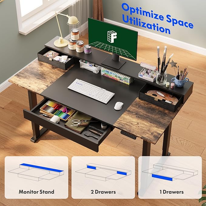 FLEXISPOT 63x32 in 4-Leg Standing Desk - Image 4