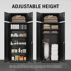 TaskStorz Storage Cabinet, 87 Inch Tall Metal Storage Cabinet - Image 5