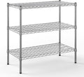 Regal Altair 18" Deep x 36" Wide x 34" Height Wire Shelving Kit | 3-Tier | NSF by Regal+Altair