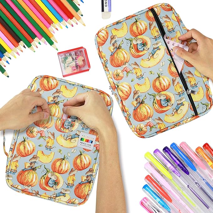 YOUSHARES Colored Pencil Case 220 Slots Pen Case Organizer - Image 4
