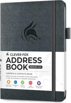 Clever Fox Address Book with alphabetic tabs by CleverFox
