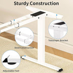 BIZUM Standing Desk Frame Dual Motor, Standing Desk Legs Up to 47.2", Computer - Image 4