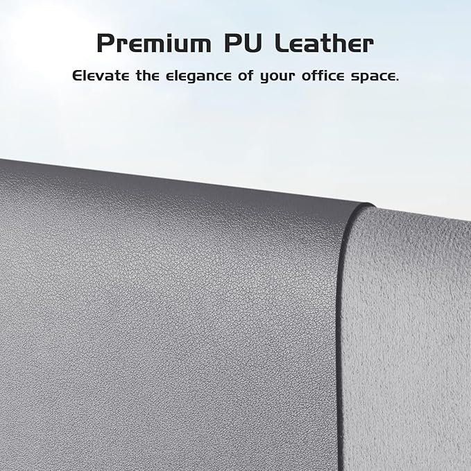 Aothia Leather Desk Pad Protector, Office Desk Mat, Large Mouse Pad, Laptop - Image 2