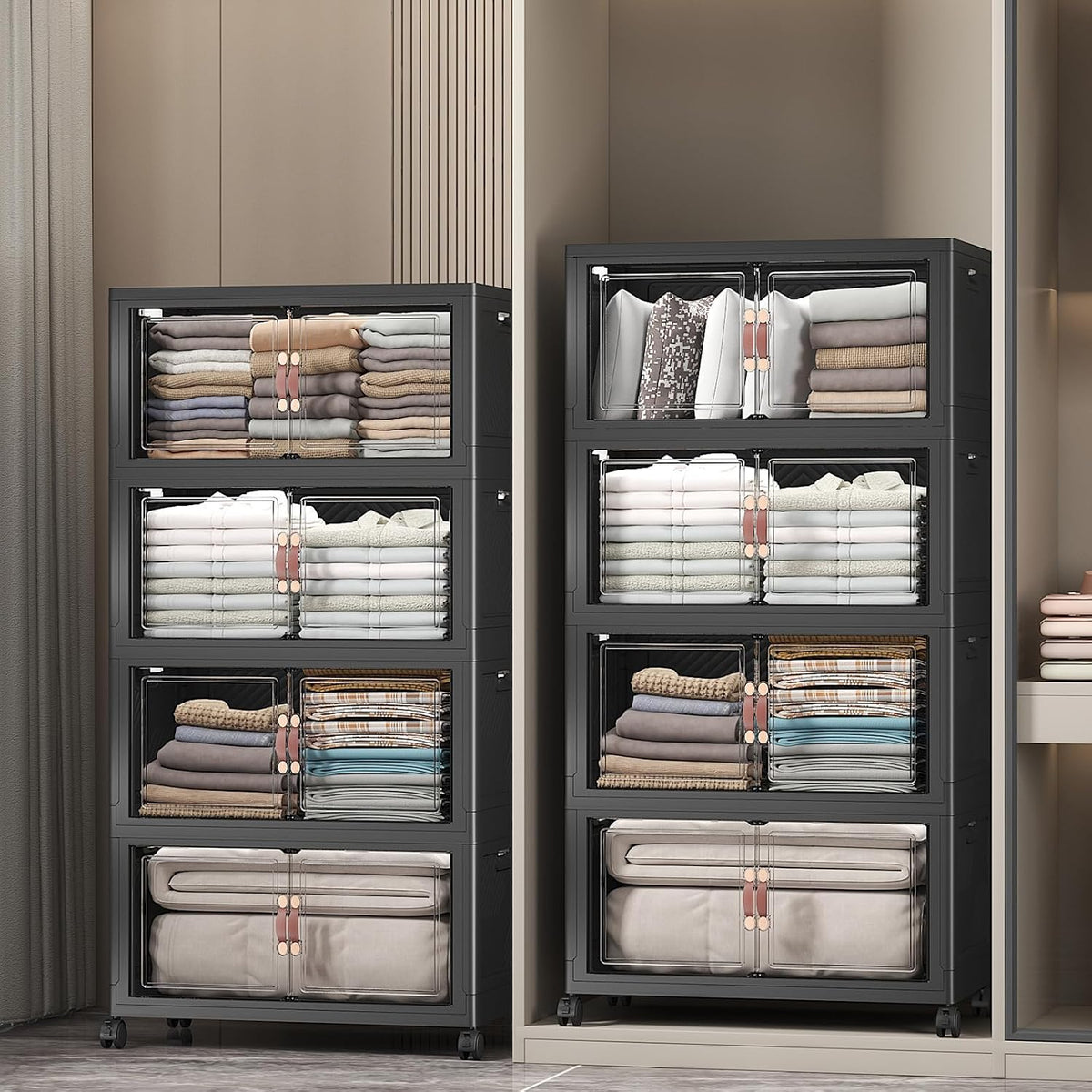 UAMFURI Extra Large Stackable Storage Bins