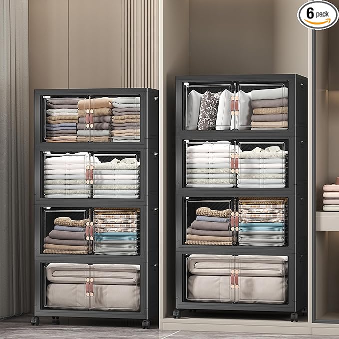 UAMFURI Extra Large Stackable Storage Bins by UAMFURIDirect