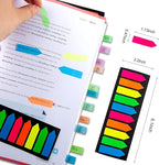 Golcellia Fluorescent Translucent Sticky Note Flags, Arrow Index Tabs, Page - Image 2