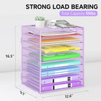 Cawukege 9 Tier Paper Organizer - Image 6