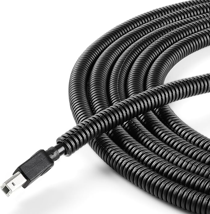 YCLYC Split Wire Loom 1/4 Inch, 13FT Wire Protector Tubing by YCLYC