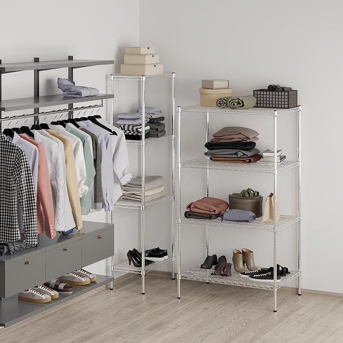 Regal Altair 24" Deep x 36" Wide x 64" Height Wire Shelving Kit | 4-Tier | NSF - Image 7