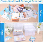 COSICS Photo Storage Box 5" x 7", Extra Large Transparent Plastic Photo - Image 6