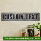 Custom Sign, Custom Street Sign, 11 Font Colors, 13 Font Styles, 4 Hole Options - Image 4