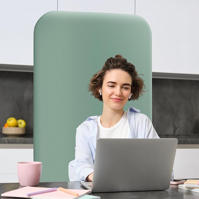 DECOLAB Standing Room Divider, Space Privacy Partition, Portable Wall Panel - Image 3