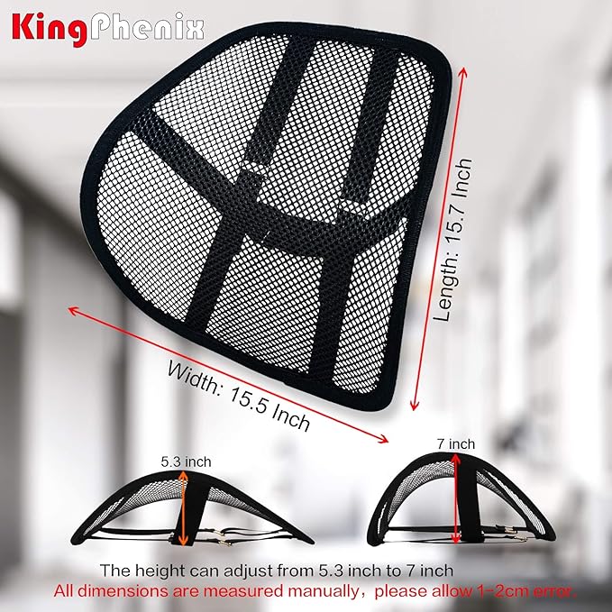 kingphenix Lumbar Support with Breathable Mesh, Suit - Image 7