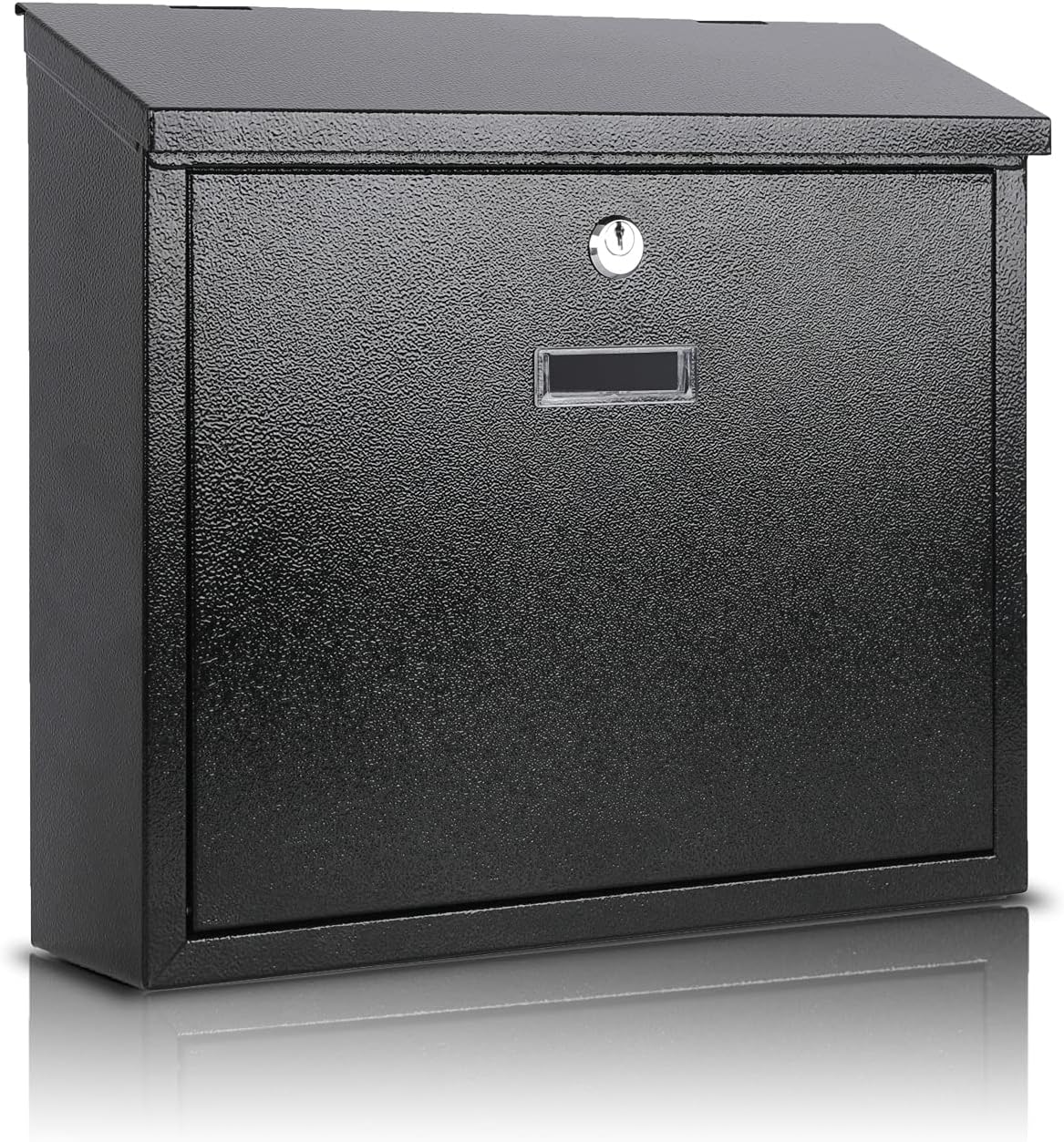 xydled Mail Boxes with Key Lock, Locking Mailbox Wall Mounted, Security Mailbox