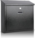 xydled Mail Boxes with Key Lock, Locking Mailbox Wall Mounted, Security Mailbox by xydled