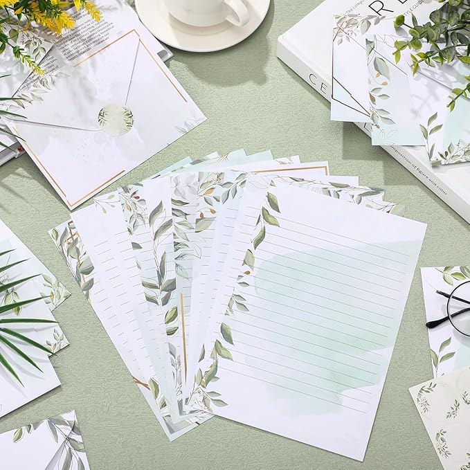 TaoBary 160 Pcs Stationery Paper Set 50 Double Sided Stationery Papers - Image 2
