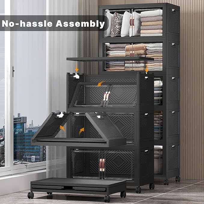 UAMFURI Extra Large Stackable Storage Bins - Image 4