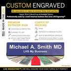 Personalized Name Plate with Choice of Mounting Holders - Image 2
