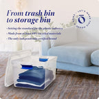 HOMZ 2-Pack Latching Lid, Large Clear Plastic Storage Bins - Image 7