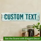 Custom Sign, Custom Street Sign, 11 Font Colors, 13 Font Styles, 4 Hole Options - Image 4