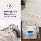 HOMZ 2-Pack Latching Lid, Large Clear Plastic Storage Bins - Image 6