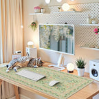 iCasso Desk Mat for Keyboard and Mouse, Large Mouse Pad, Desk Pad Mat, - Image 6