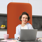 DECOLAB Standing Room Divider, Portable Privacy Wall Partition - Image 3