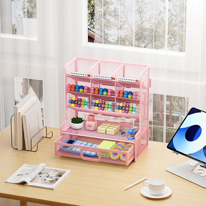 Marbrasse Larger Mesh Desk Organizer - Image 8