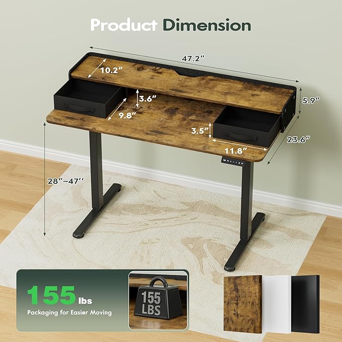 Homall Electric Standing Desk - Image 3