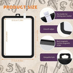 Outus 10 Pcs Dry Erase Mini White Boards Bulk 8.5 x 11'' Small Magnetic - Image 2