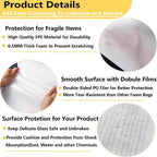 12”x16” 100Pack Foam Pouches, Large Moving Supplies for Packing Dishes Artwork, 0.5MM Thick Cushion Foam Bags for Storing Shipping Breakables, fragile Padding Material Sleeves for Fragile Plates China