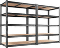 reibii 3 pack garage shelving,5 tier heavy duty, main product view