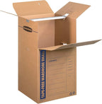 Bankers Box Short Wardrobe Box 3 Pack, Tape-Free Design, 20-in x 20-in x 34-in - Image 2