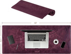 Node Leather Calfskin Leather Desk Pad – Executive Office Desk Mat - Image 6