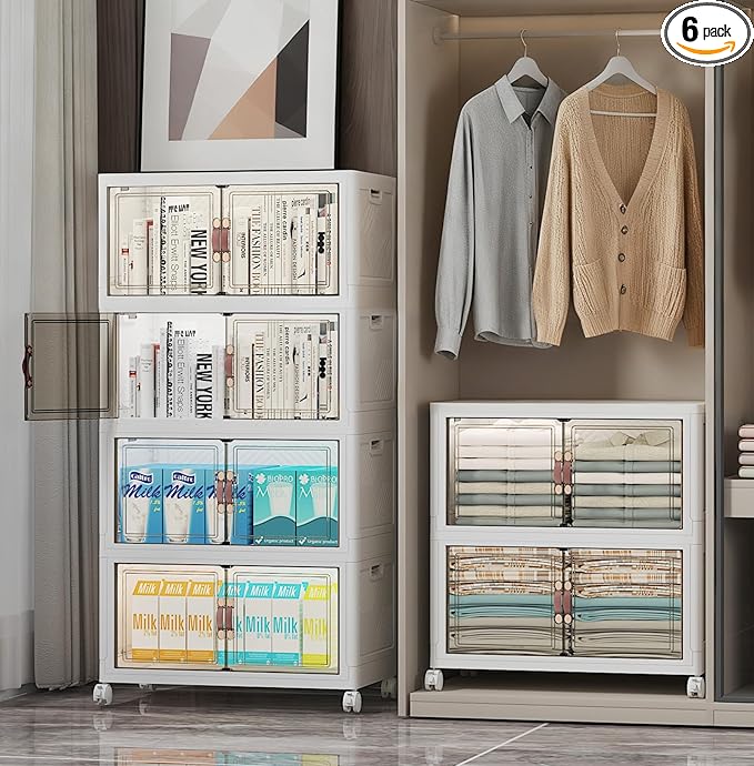 UAMFURI Extra Large Stackable Storage Bins by UAMFURIDirect