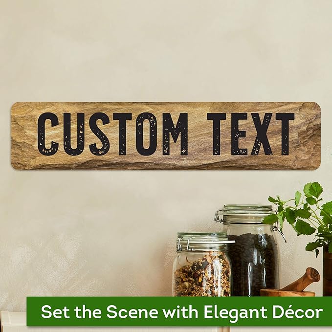 Custom Sign, Custom Street Sign, 11 Font Colors, 13 Font Styles, 4 Hole Options - Image 4