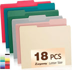Color File Folders, 1/3-Cut Tabs, Letter Size by Zzrywuty