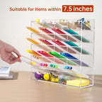 beygorm acrylic vertical marker organizer for 250 markers, close-up detail