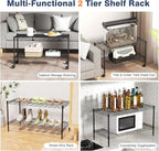 VANZBON 2-Tier Wire Shelving Unit, Wire Shelves Rack - Image 6