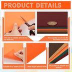 Sinmoe 100 Sheets 5 Shades Cardstock Paper 8.5 x 11 Inches 180gsm Solid Core - Image 4