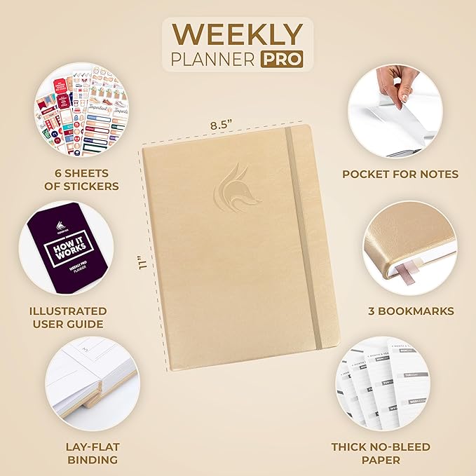 Clever Fox Planner PRO – Weekly & Monthly Life Planner to Increase Productivity - Image 2