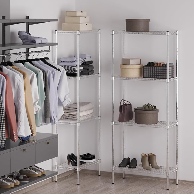 Regal Altair 14" Deep x 30" Wide x 74" Height Wire Shelving Kit | 4-Tier | NSF - Image 2