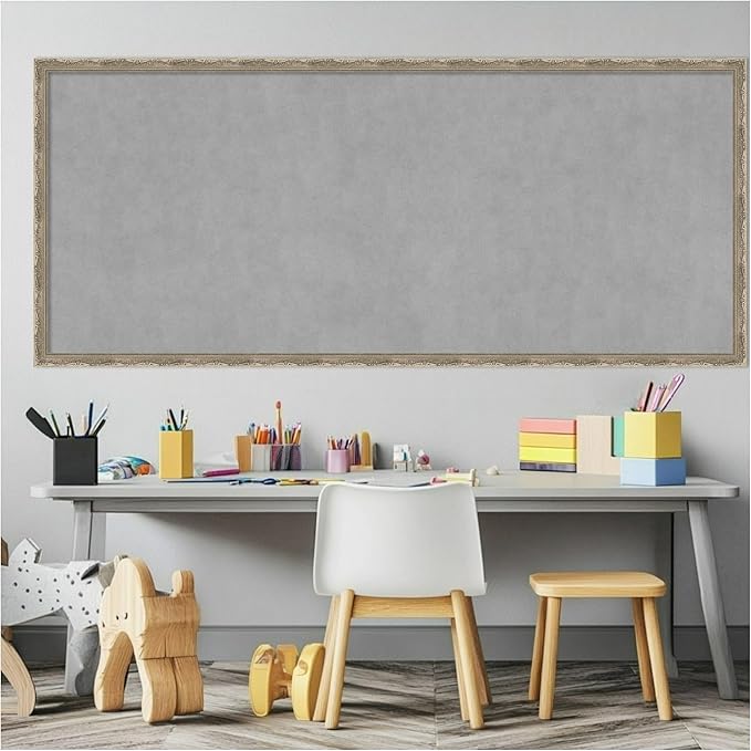 Amanti Art Silver Framed Magnetic Board 22x50 Oversize Vision Board - Image 5